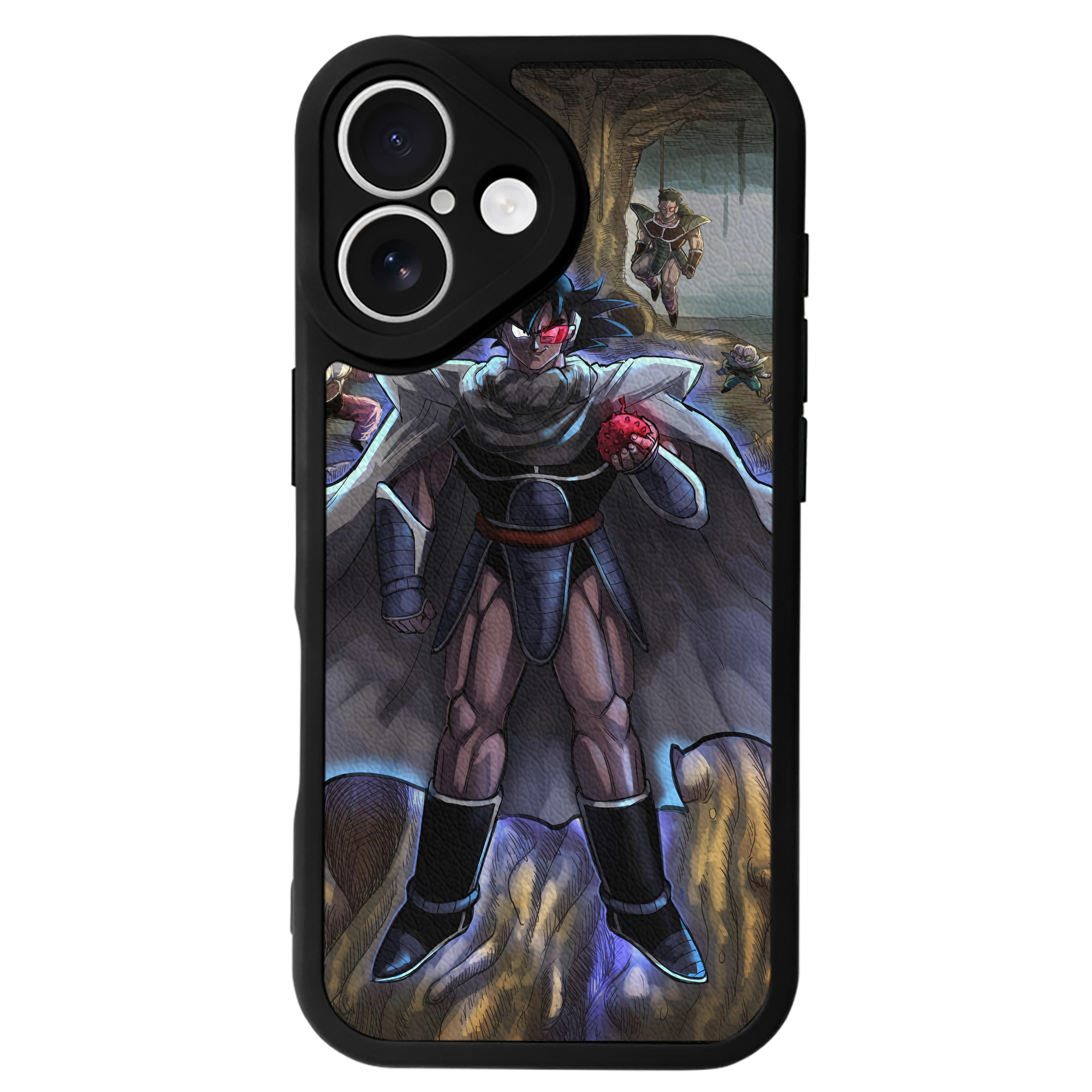 （画像用） ドラゴンボール DRAGON BALL 【iPhone 16シリーズ対応】シリコンスマホケース（レザー調） 材質：シリコン